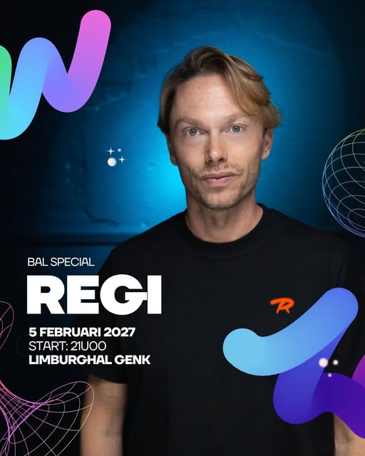 Artiest aankondiging: REGI komt Bal Special afsluiten van 21u tot 22u